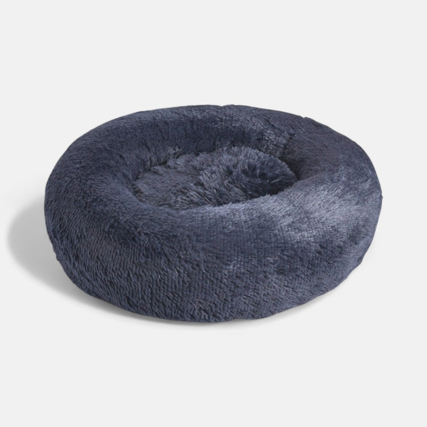 Calming Fluffy Round Dog Bed